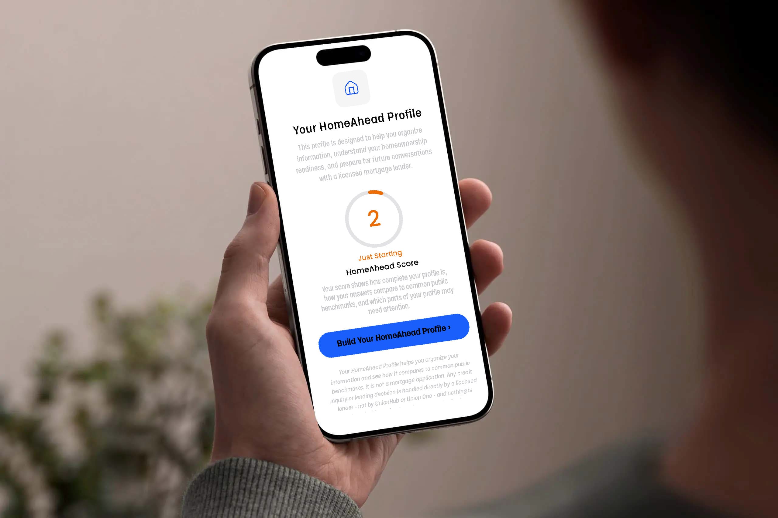 UnionHub Mobile Mockup